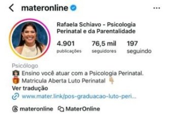 Rafaela Schiavo, Mater Online